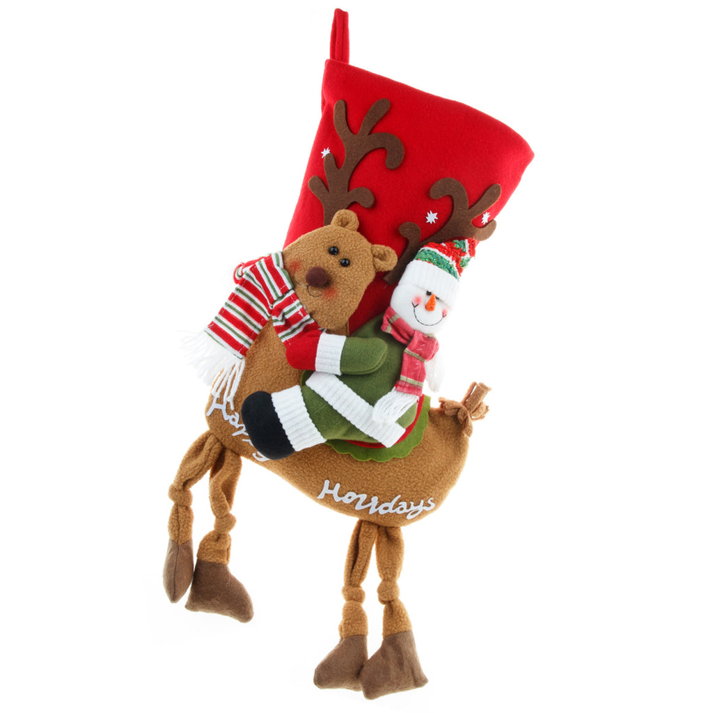 Large Christmas Sock Gift Bag - Christian Home Decor