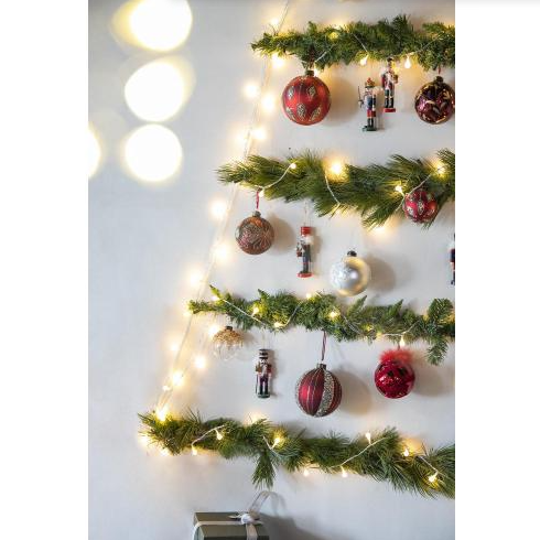 Assorted view of glass Christmas ball ornaments in set of six