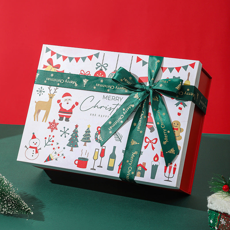 Large capacity folding Christmas box for ornaments and keepsakes storage