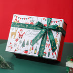 Large capacity folding Christmas box for ornaments and keepsakes storage