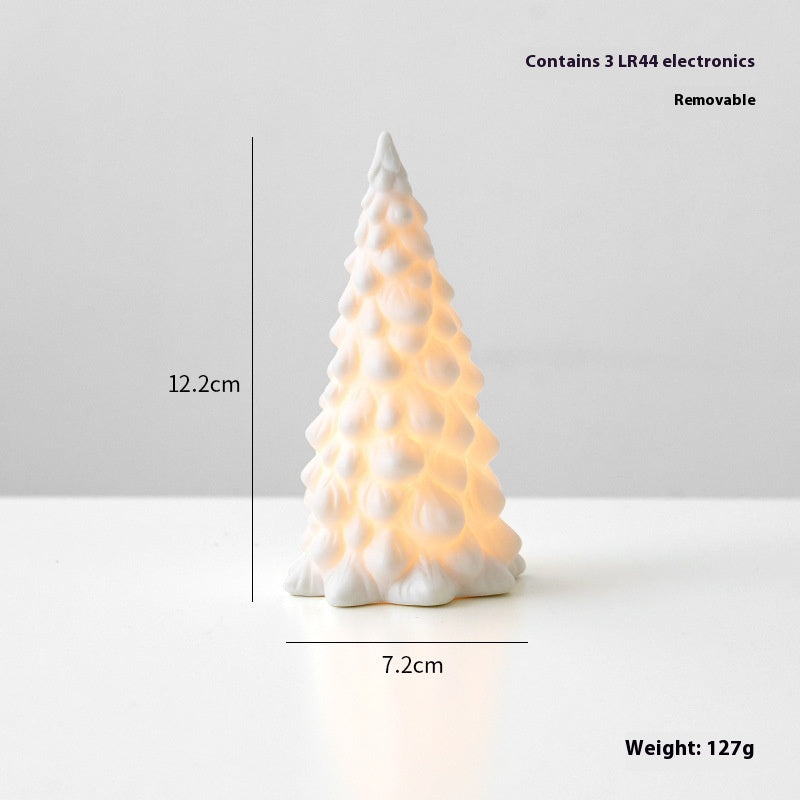 Set of Christmas tree decorations showing various sizes and styles available