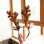 Brown reindeer headband with antlers for Christmas celebrations