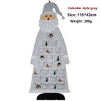 Colorful felt Christmas calendar kit with lights for kids holiday crafts