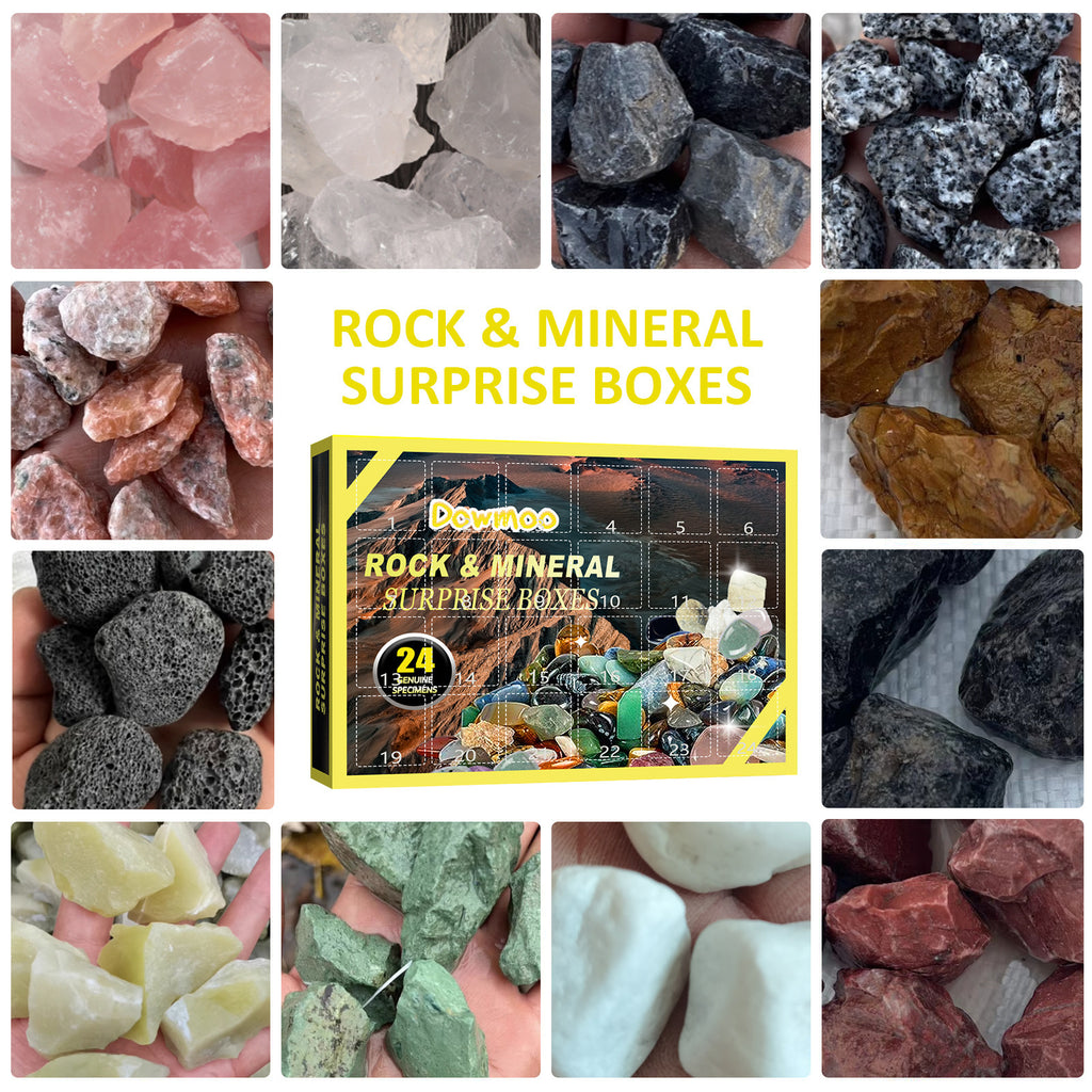 Variety of colorful ore specimens representing earths natural mineral diversity