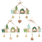 Wooden elk Christmas ornament with vintage holiday charm