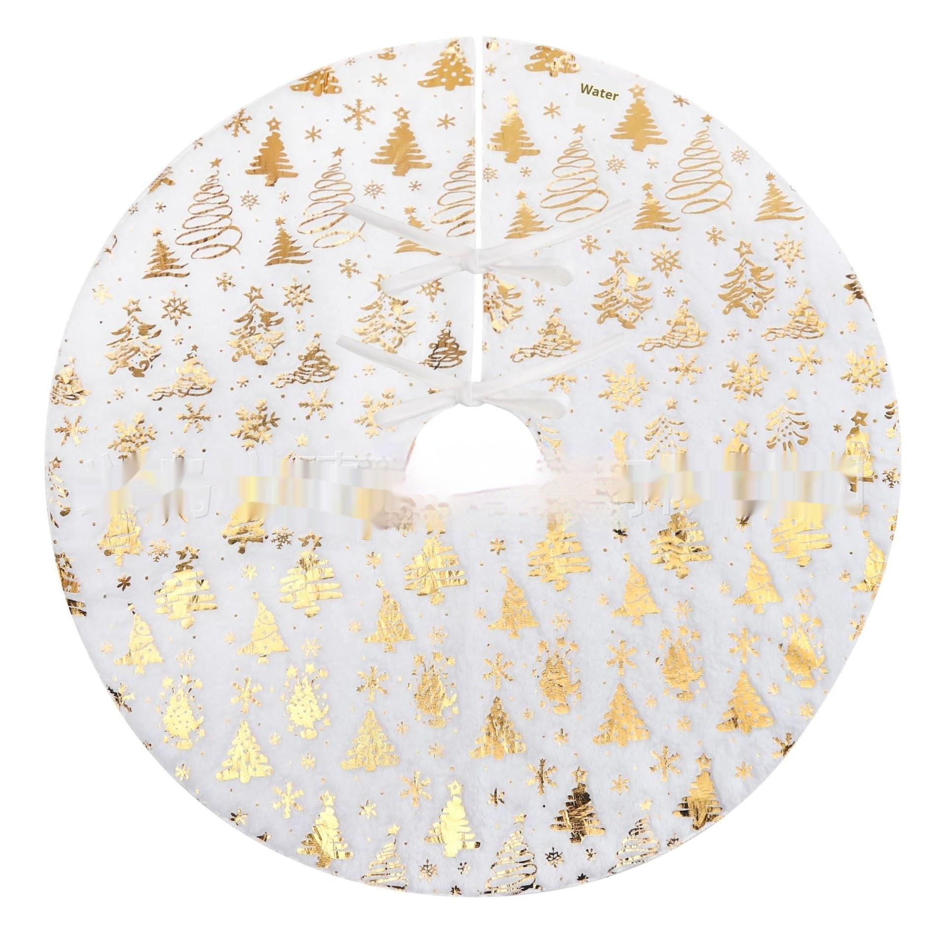 Snowflake star design festive mat showcasing Christmas holiday spirit