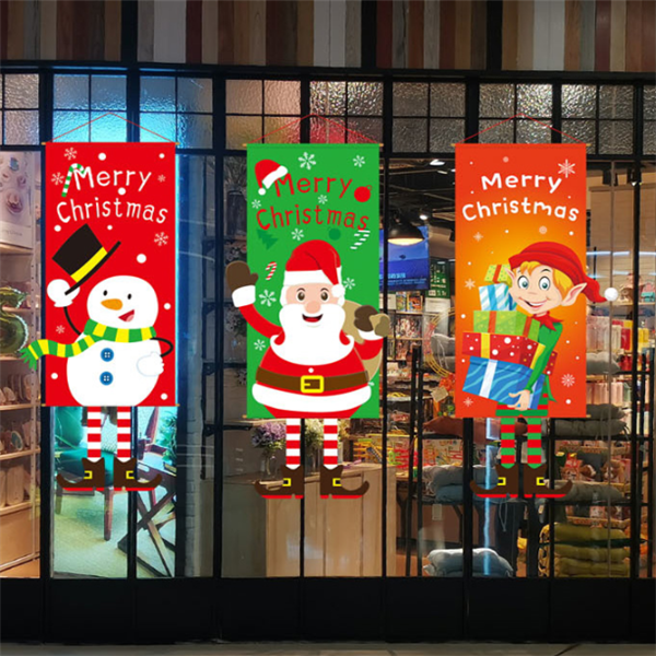 Christmas elf cloth poster joyful holiday design