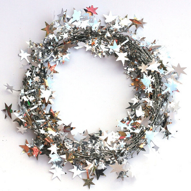 5 meter Christmas garland for staircase holiday decorating
