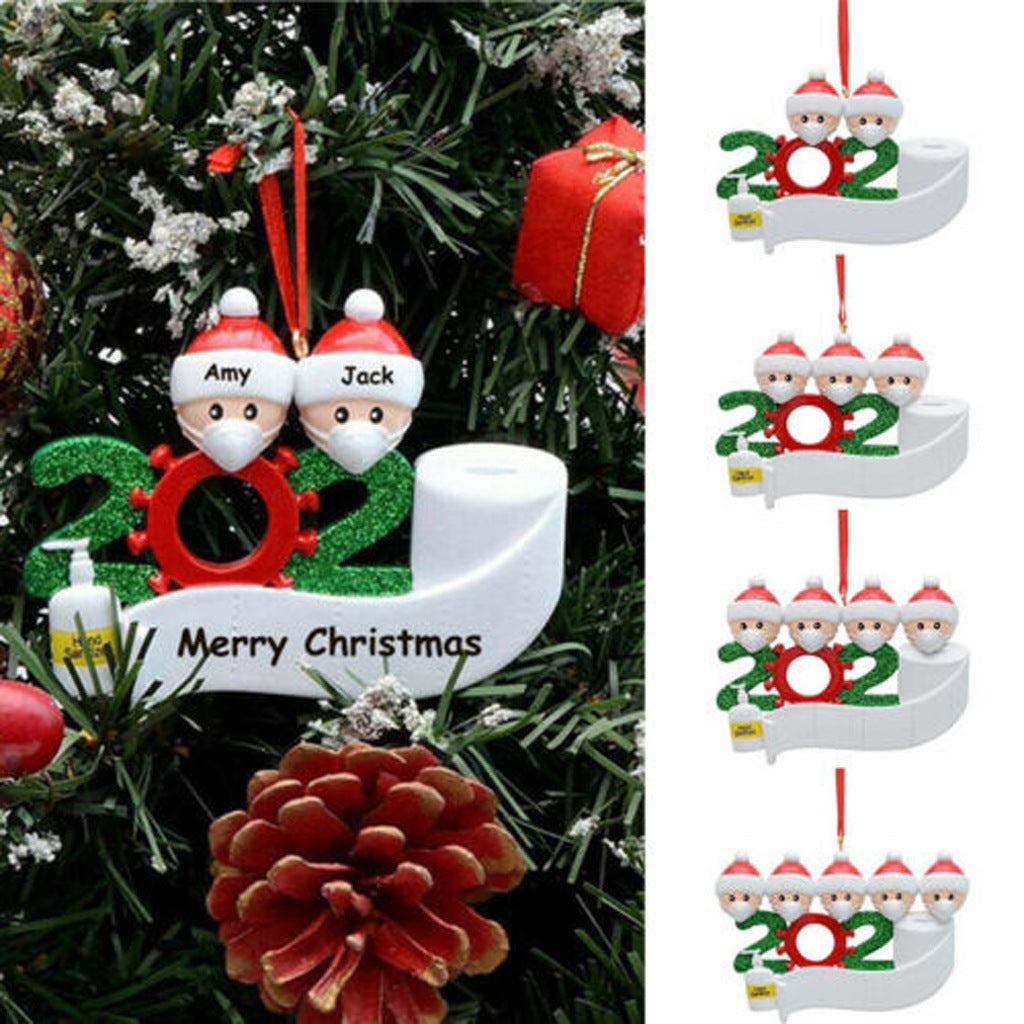 Cheerful snowman hanging pendant for Christmas tree decor