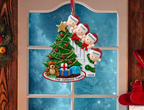 Faith Christmas Resin Pendant - tree ornament style