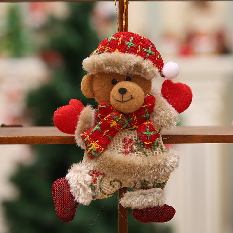 Christmas tree ornament suitable for doors and windows