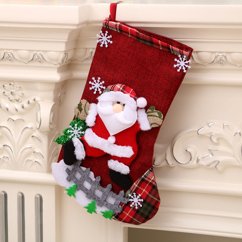 Decorative Christmas stocking for holiday celebrations