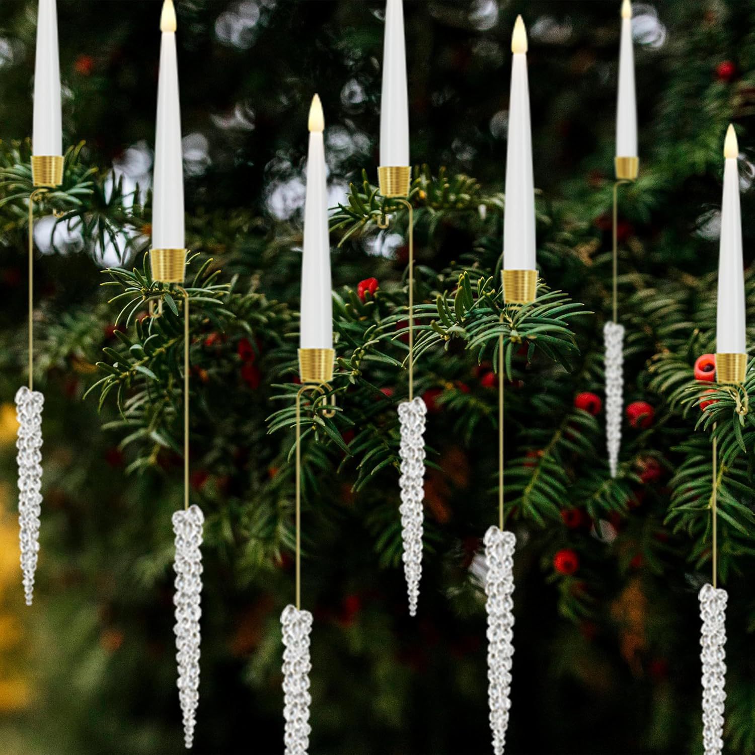 Festive Christmas LED Pendant Set - Christian Jewelry