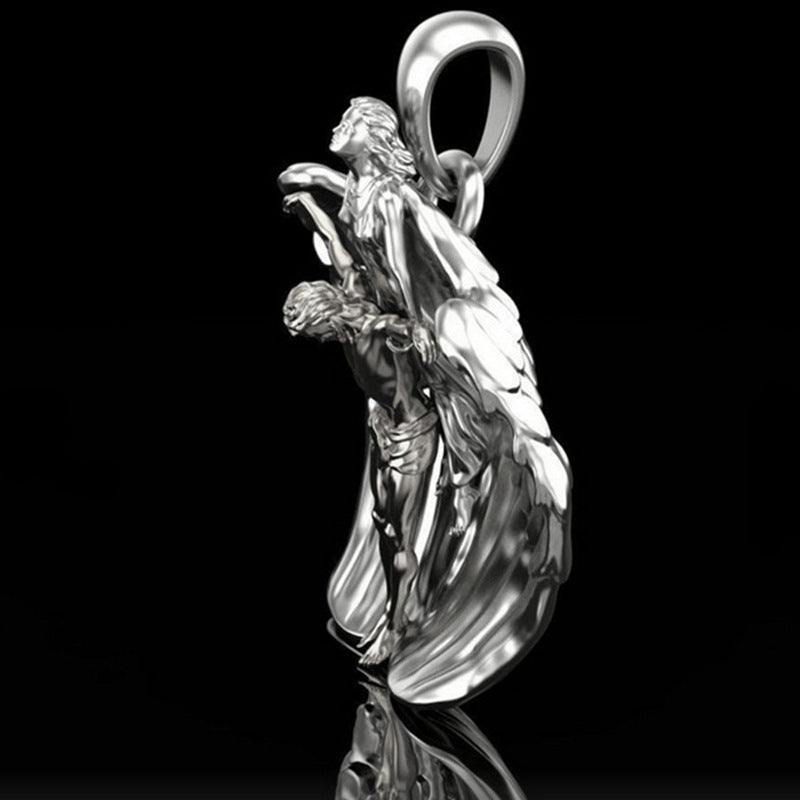 Faith-inspired pendant representing salvation and divine protection