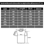 Jesus Resurrection T-Shirt size and fabric detail showing the polyester blend material