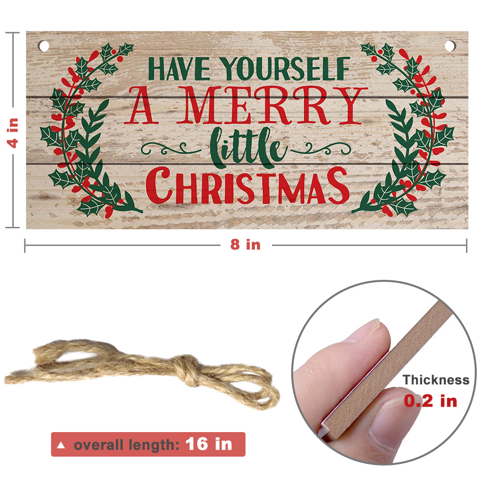 Faith-inspired Christmas pendant with warm wooden finish for home decoration
