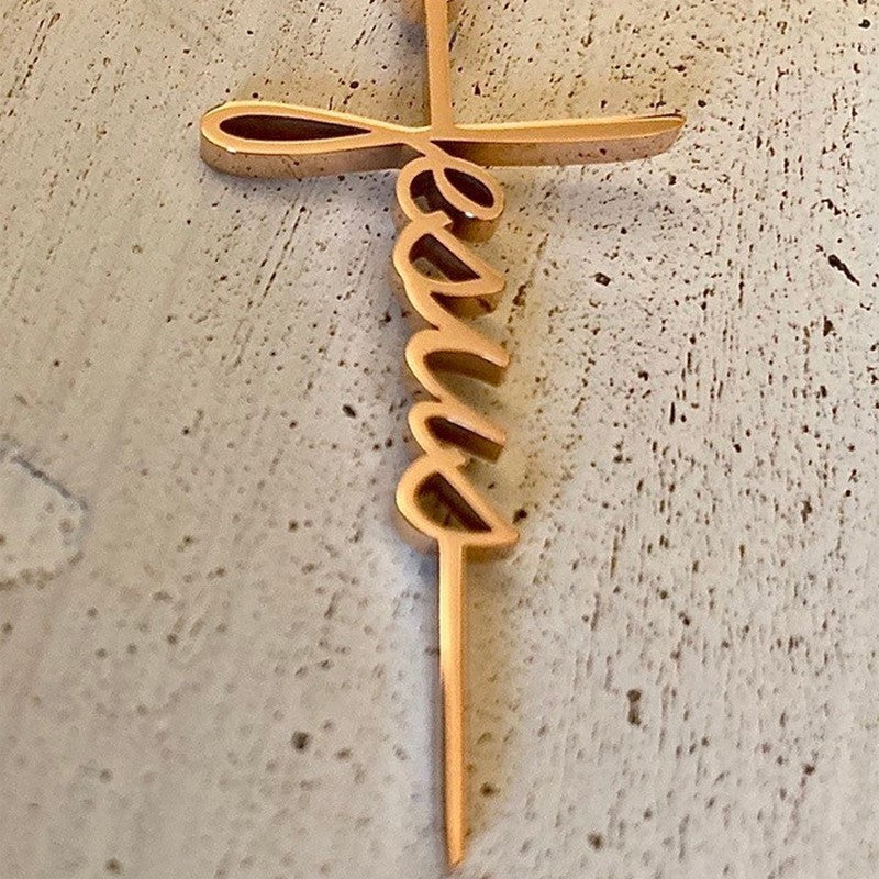 Jesus stainless steel necklace Christian gift