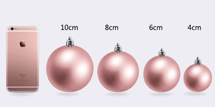 Christmas ball ornament variety pack for decorating