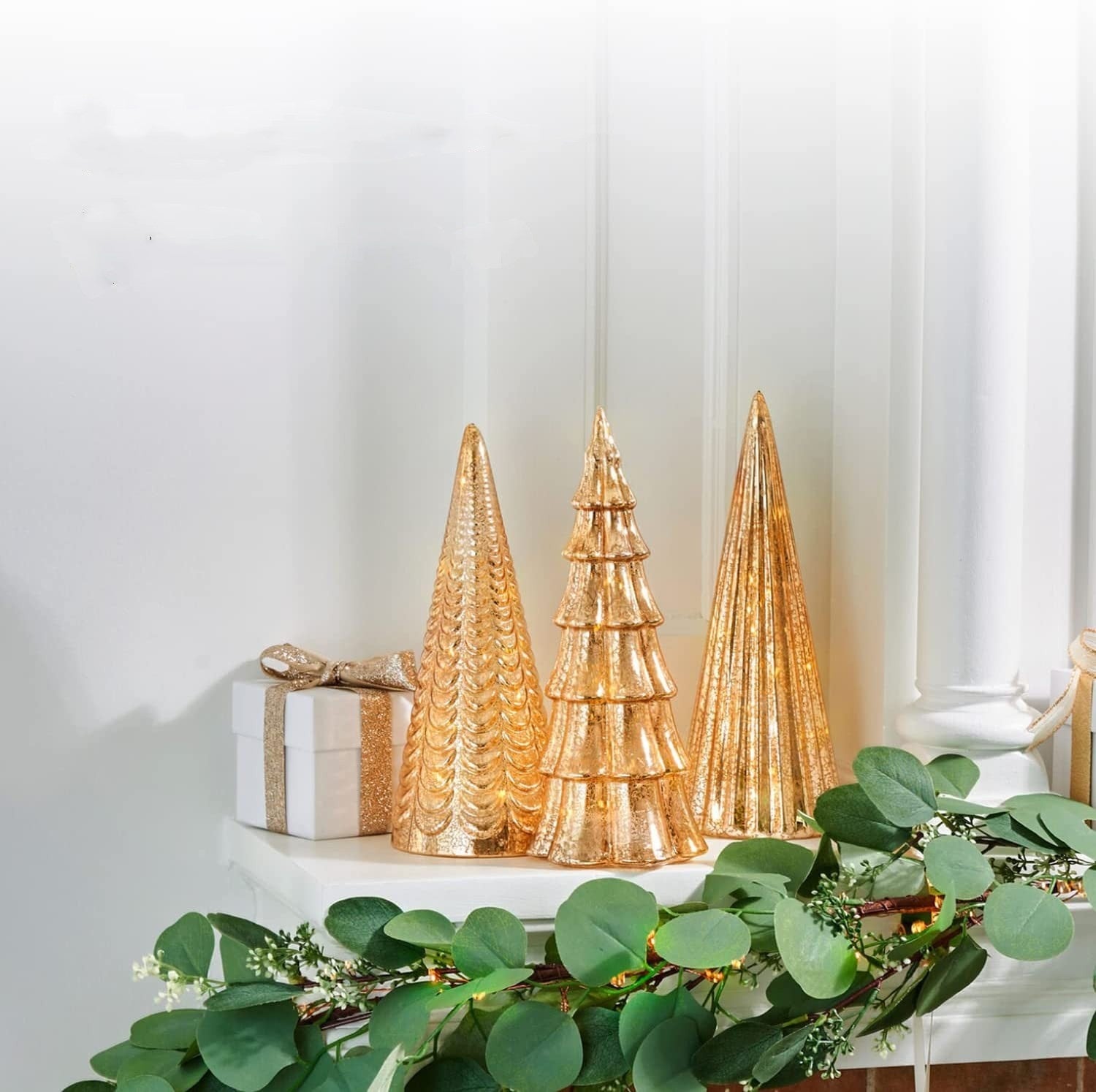 Minimalist LED glass ornament bringing light and hope to holiday celebrations