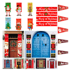 Festive Christmas hanging banner bringing holiday warmth to your home