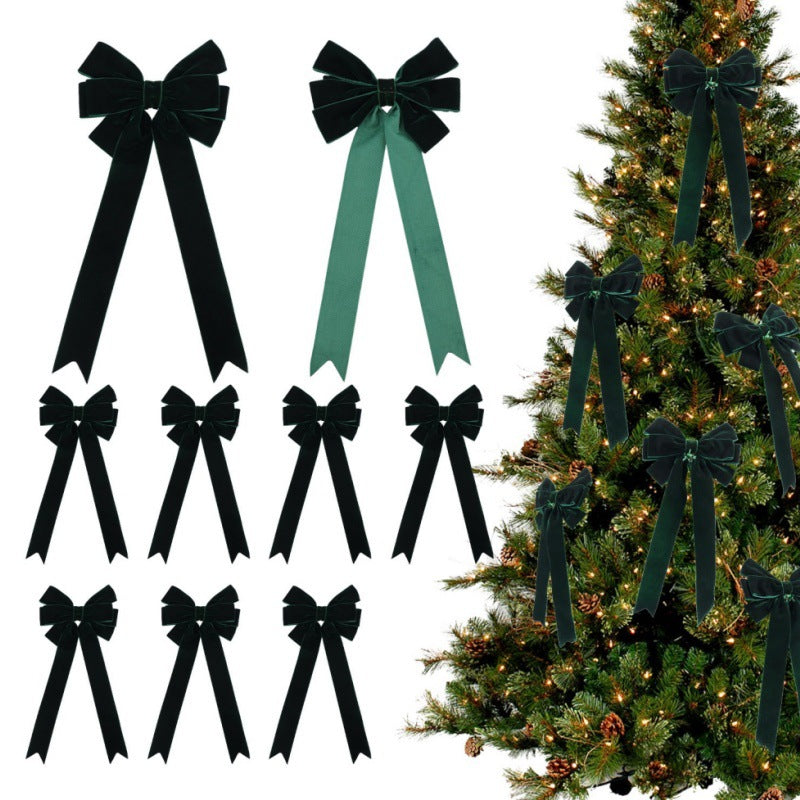Holiday Christmas tree pendant ornament showcasing mixed material craftsmanship