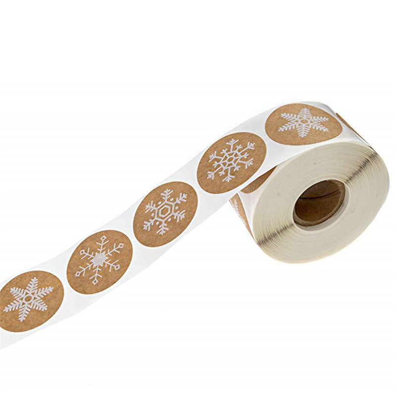 Variety of Christmas sticker designs including trees stars and ornaments
