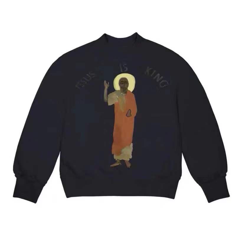 Soft cotton hoodie with faith message displayed