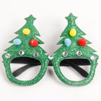 Christmas Party Glasses - Festive Holiday Dress Up Props - Christian Home Decor