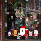 Festive PVC wall sticker for Christmas home decor and beautification