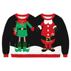Holiday couple hoodie in soft polyester fabric