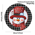 Wooden Christmas Doorplate - Christian Home Decor - Christian Home Decor