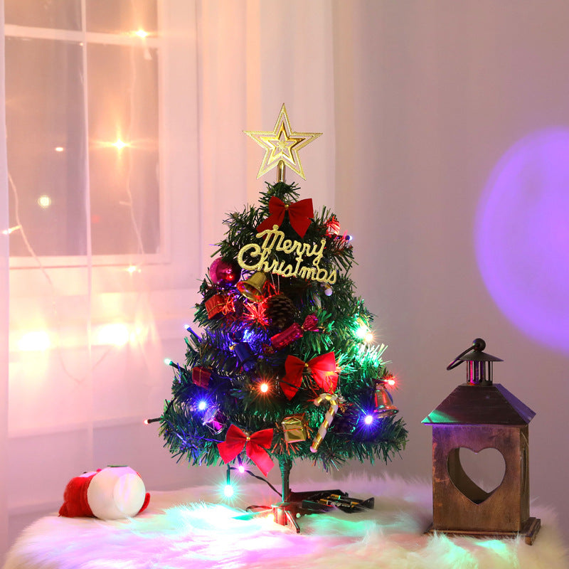 50cm Christmas tree package displayed in seasonal setting