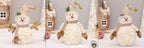 Long Velvet Snowman Decoration - Christian Home Decor