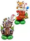 Christmas Balloon Decoration Set - Holiday Festive Foil Balloons Secondary image