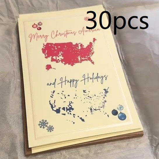 Merry Christmas American Card featuring festive holiday greeting design