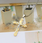 Gift-ready Jesus cross pendant in elegant presentation