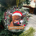 Christmas Garland Pendant Ornament styled as hanging tree decoration