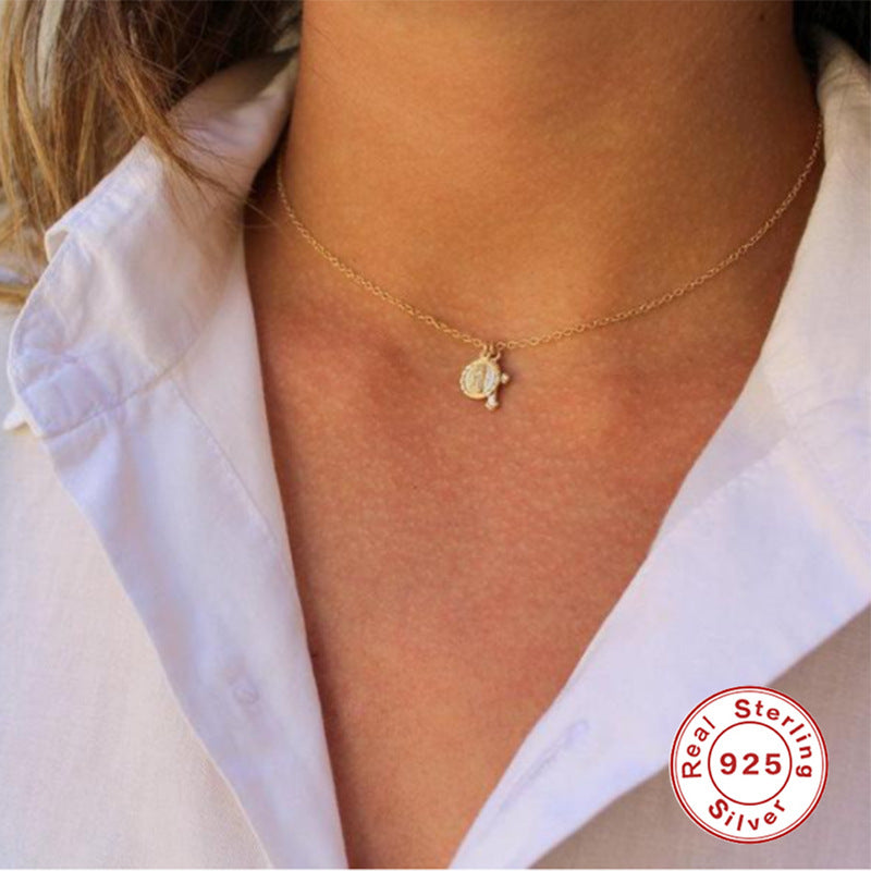 Classic Virgin Mary cross pendant necklace for women