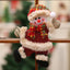 Faith Christmas tree hanging ornament in cloth fabric