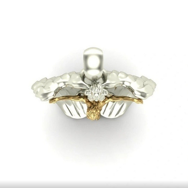 Angel and Jesus pendant with divine protection symbolism in alloy Main image