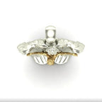 Angel and Jesus pendant with divine protection symbolism in alloy