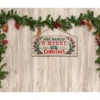 Natural wood Christmas pendant ideal for Christian faith-based gifts