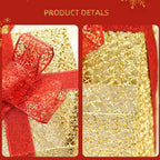 Christmas gift box set with warm lighting - holiday home décor