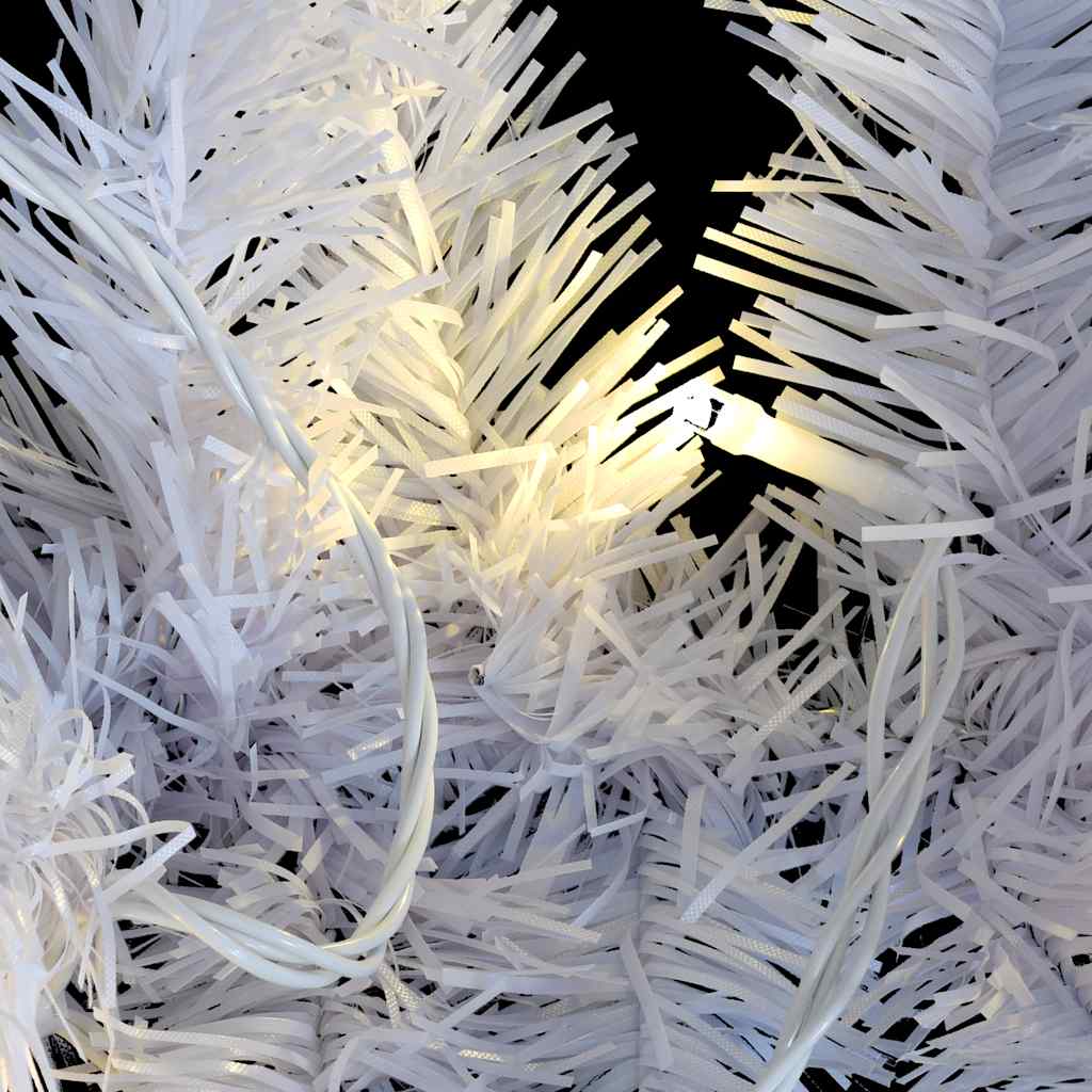 White LED Christmas Garland with 4 Light Effects