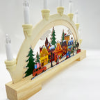 Cozy wooden Christmas lamp for home decor