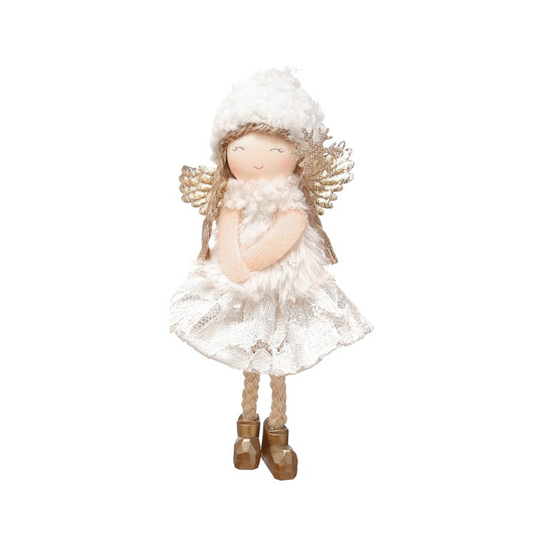 Lace Angel Hanging Ornament - Christmas Decoration Secondary image