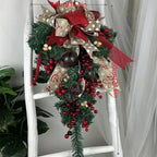 Christmas decoration hanging for door display