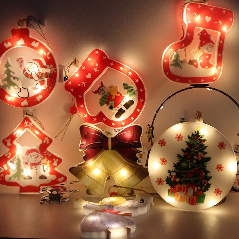 Five-pointed star LED light for Christmas window display