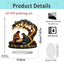 Jesus Tree of Life acrylic ornament with modern minimalist design