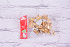 Stack of OPP bagged Christmas bows 12 per pack - Simple Christmas Bow